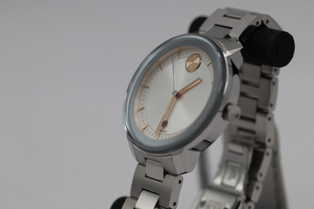 Movado Bold Women’s Verso Stainless Steel Bracelet Watch 3600747