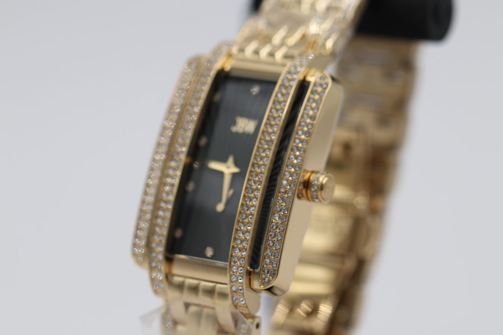 JBW Mink Collection Quartz Diamond Black Dial Ladies Watch