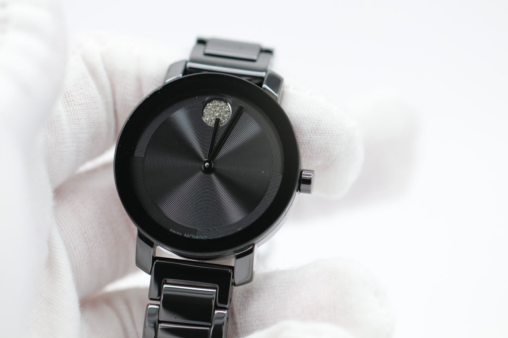 Movado Bold Evolution 2.0 Women's Black Ceramic Quartz Watch 3601235