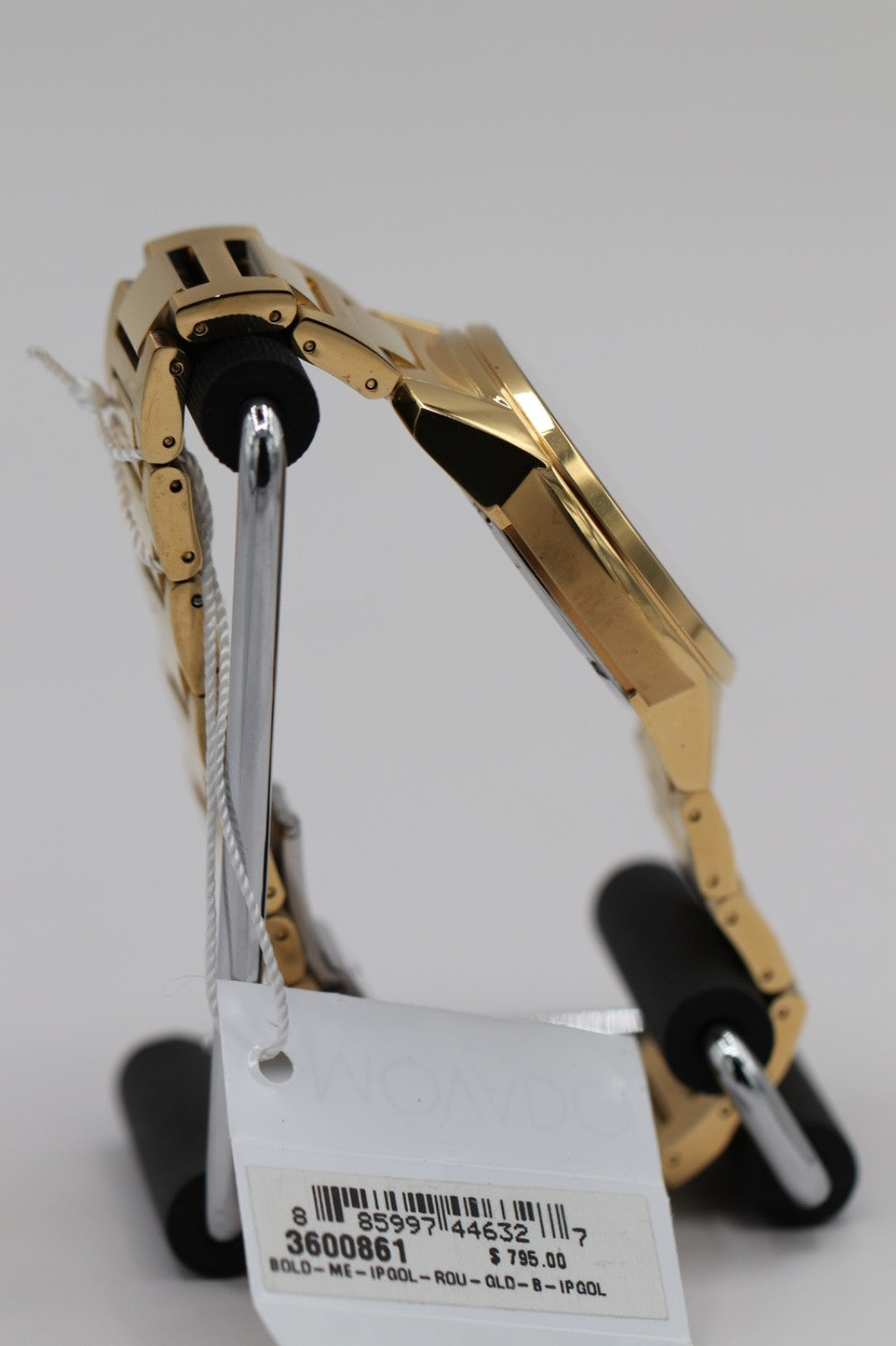 Movado Bold Verso Men's Gold Tone PVD Stainless Steel Quartz Watch 3600861