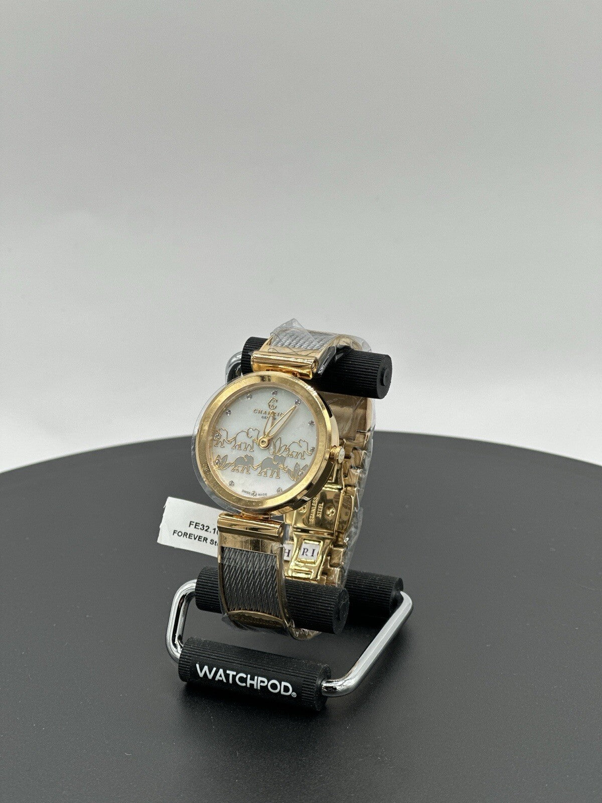 Charriol Forever Elephant FE32.104.033 Women's 32mm Two-Tone Swiss Watch/ NEW WT
