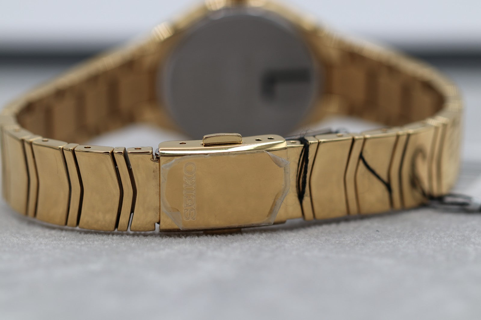 Seiko SUR552 Essentials 30 mm Stainless Steel Gold Finish Quartz Women's Watch