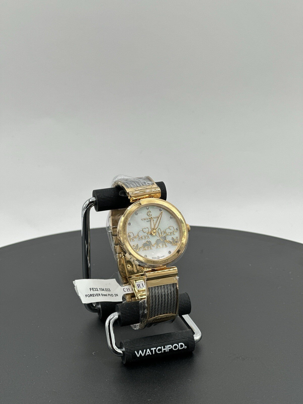 Charriol Forever Elephant FE32.104.033 Women's 32mm Two-Tone Swiss Watch/ NEW WT