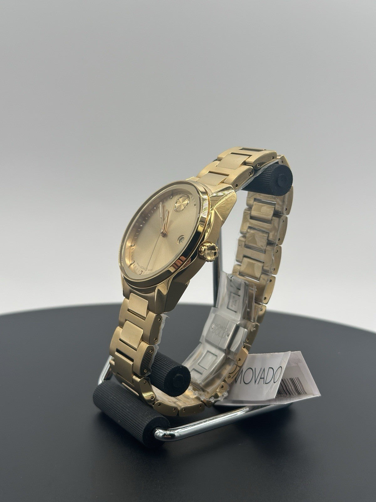 Movado Bold Verso Men's Gold Tone PVD Stainless Steel Quartz Watch 3600861