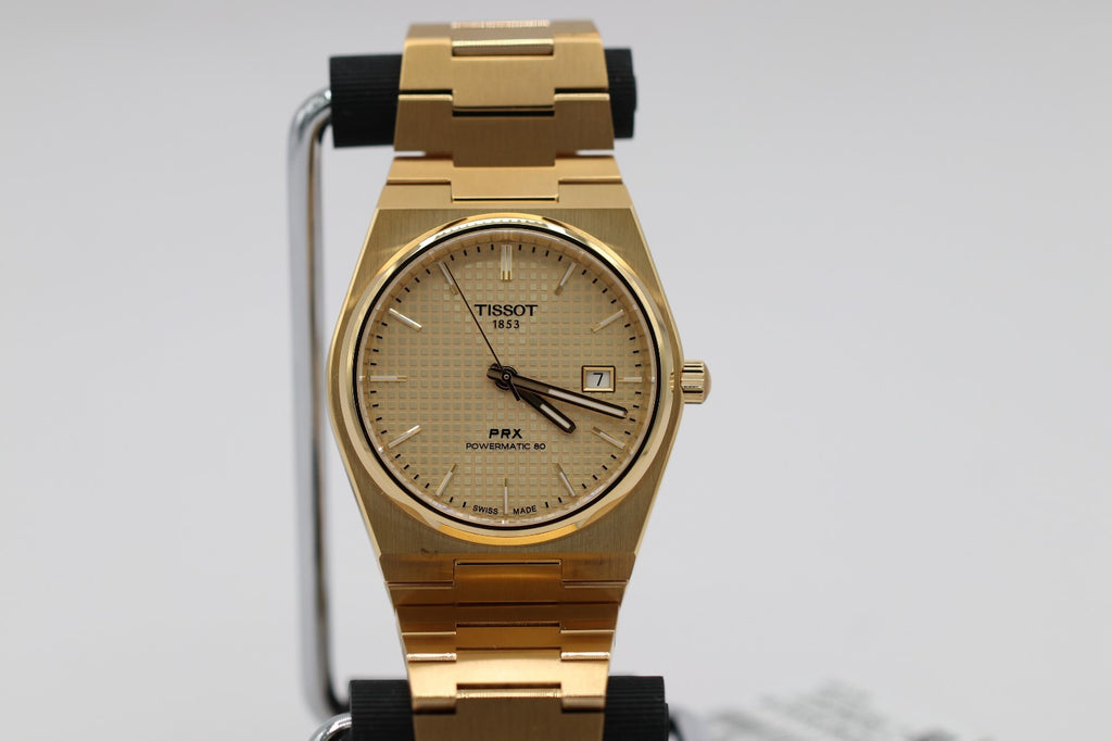 Tissot PRX Powermatic 80 Men's Automatic Champagne Dial Watch T137.407.33.021.00