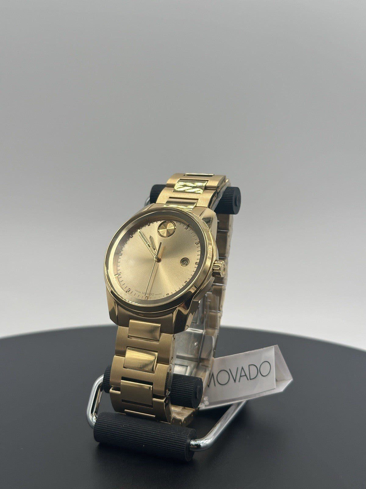 Movado Bold Verso Men's Gold Tone PVD Stainless Steel Quartz Watch 3600861
