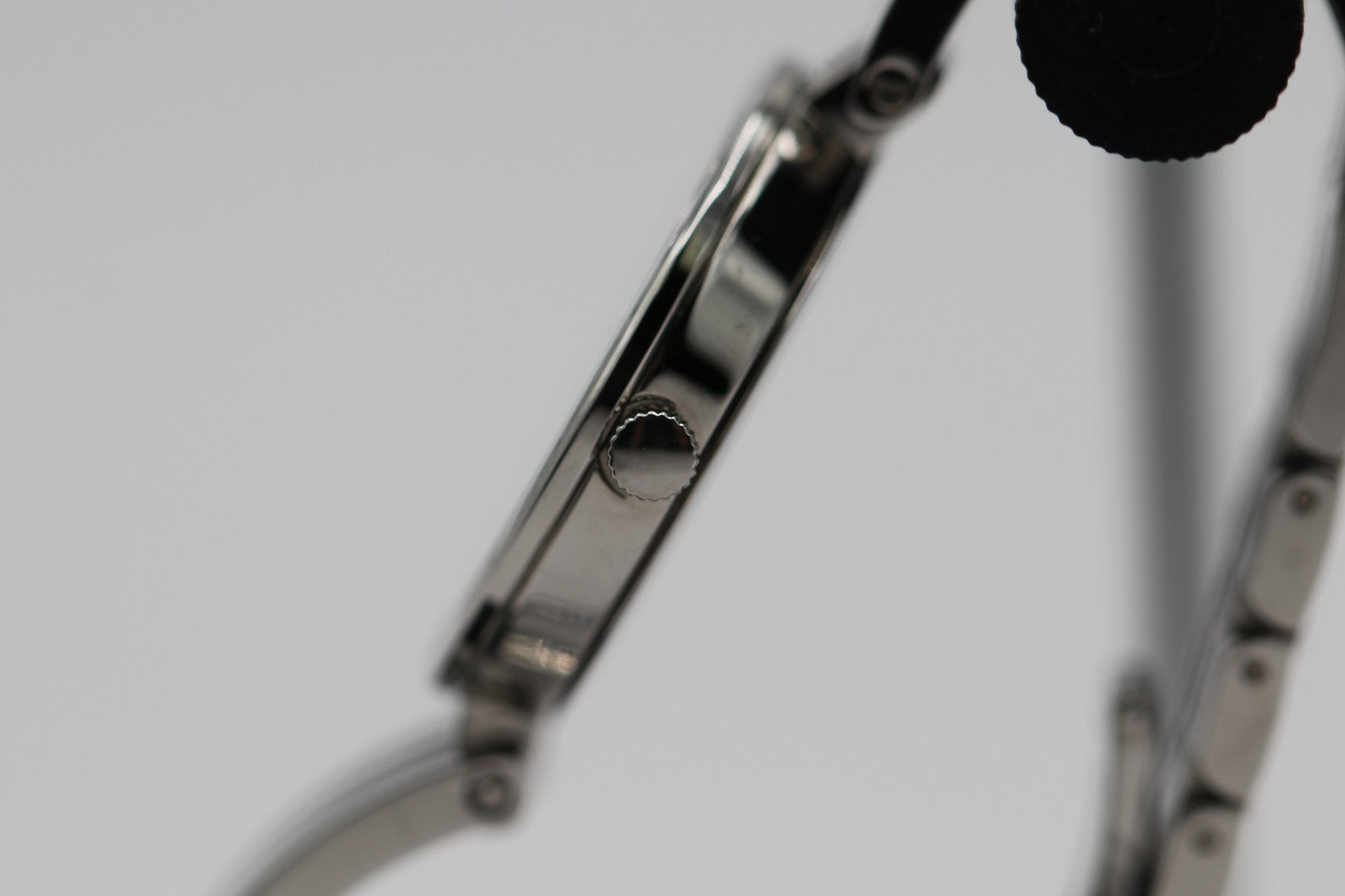 Movado Womens Watch 0607052 Esperanza Diamond Black Dial Swiss Quartz Steel 28mm