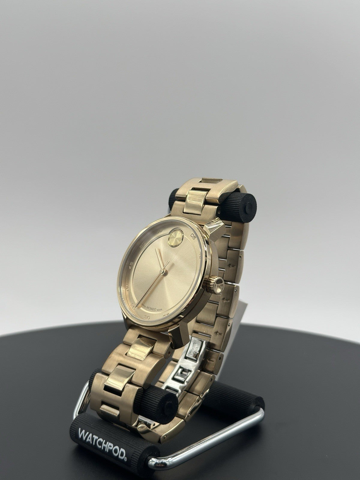 Movado 3600912 Men's New Bold Access Gold-Tone Dial Quartz Watch