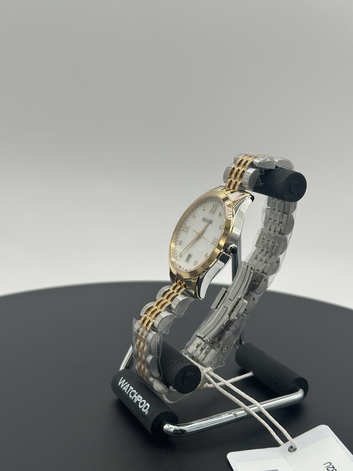 NEW Balmain B43123182 Swiss Classic R Diamond 2-Tone Stainless Bracelet Watch