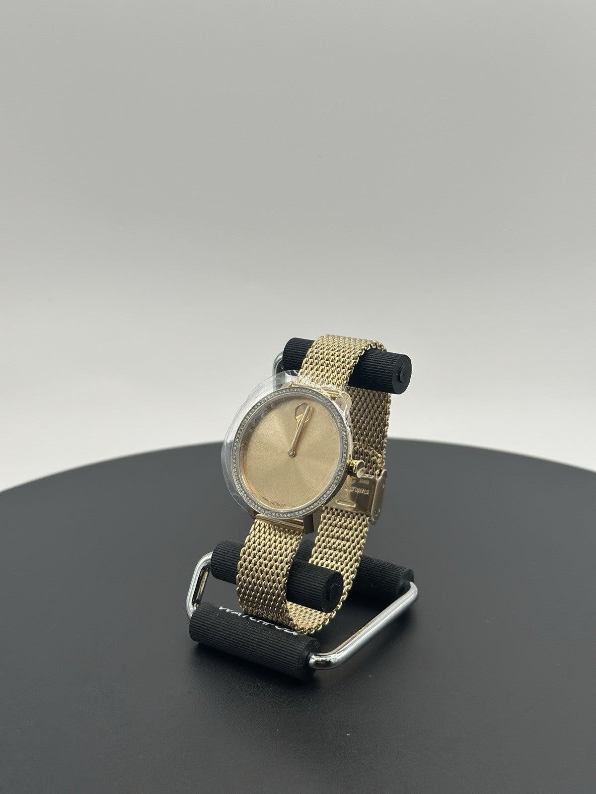 Movado Women's Watch 3600841 Bold Swiss Quartz Gold Dial Stainless Steel 34mm