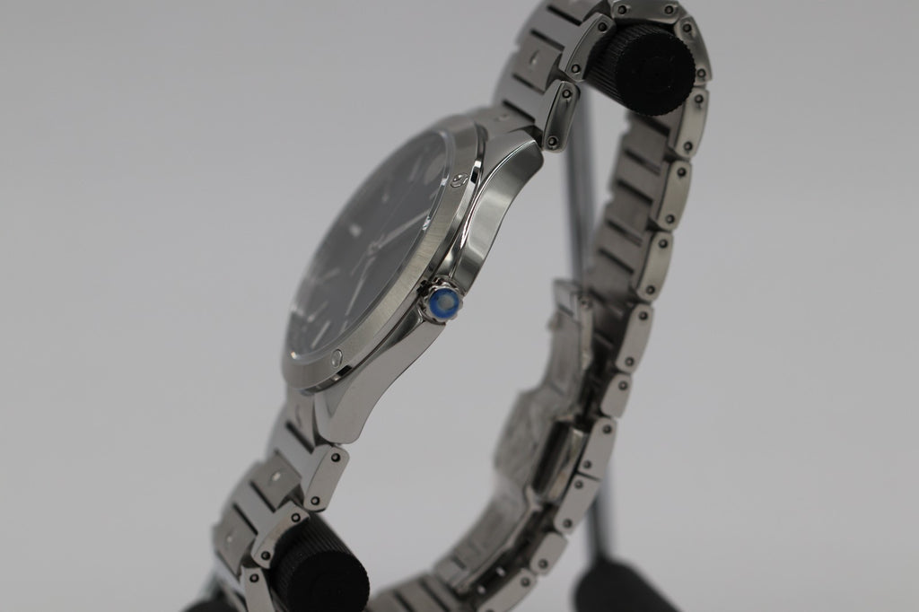 Movado S.E. Dot Accent Bracelet Watch 41mm in Silver tone Blue dial 607513 $1300