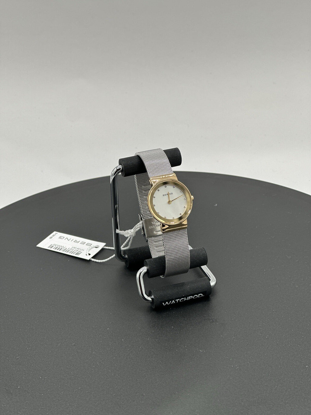 Bering Time Classic Ladies Gold-Plated Mesh Watch 10126-001 (Women's)