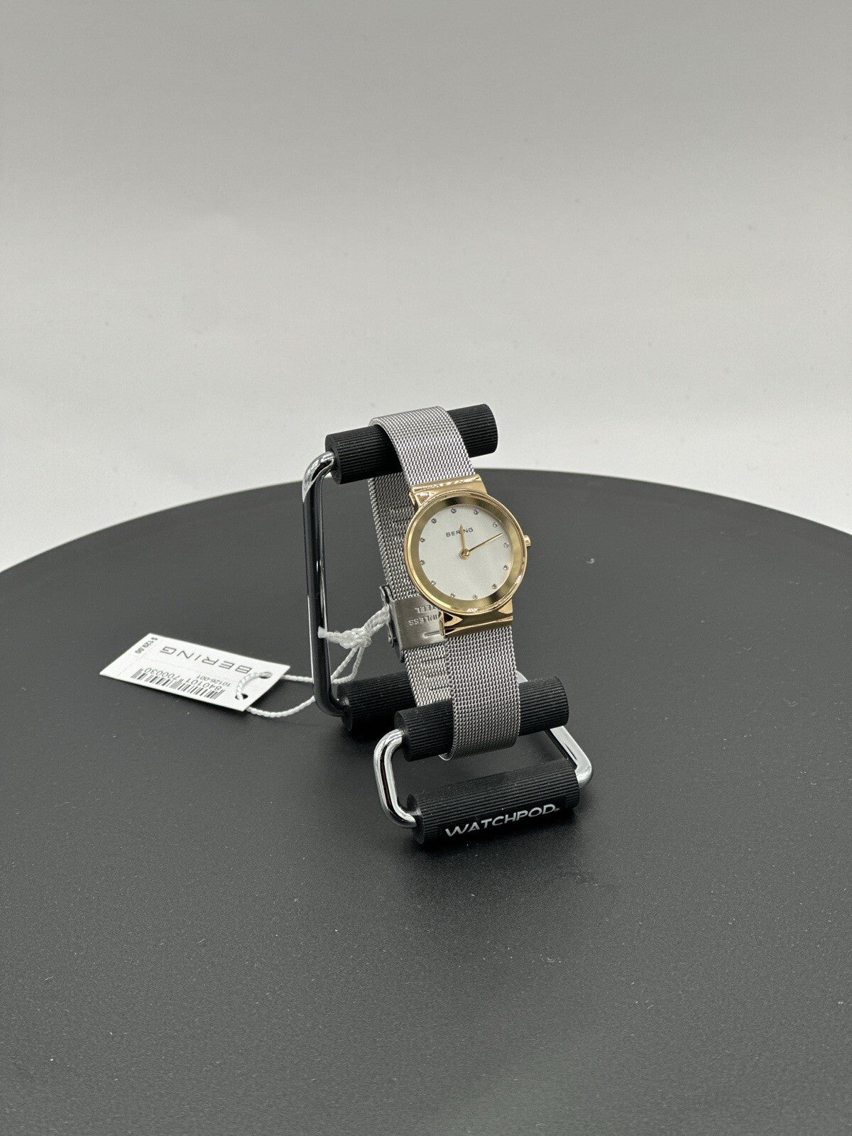 Bering Time Classic Ladies Gold-Plated Mesh Watch 10126-001 (Women's)