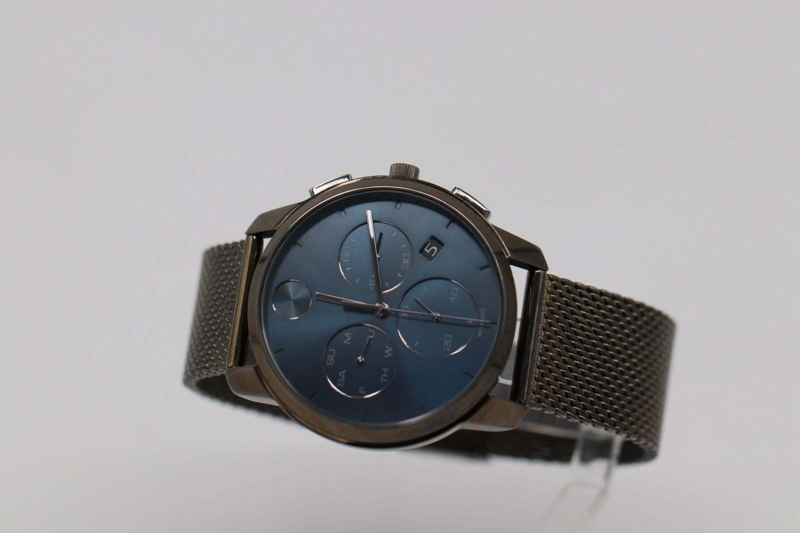 Movado BOLD Thin Chronograph Quartz Blue Dial Men's Watch 3600721