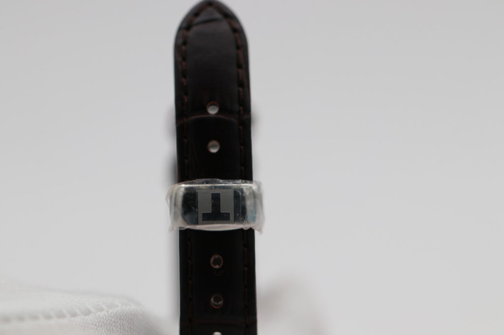 Tissot Tradition 5.5 Lady T0632091603800 - 31mm Silver Dial, Brown Leather Strap