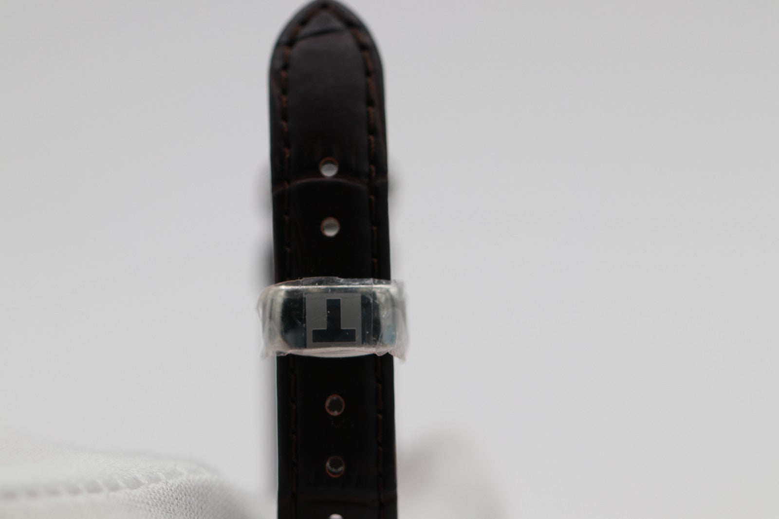 Tissot Tradition 5.5 Lady T0632091603800 - 31mm Silver Dial, Brown Leather Strap