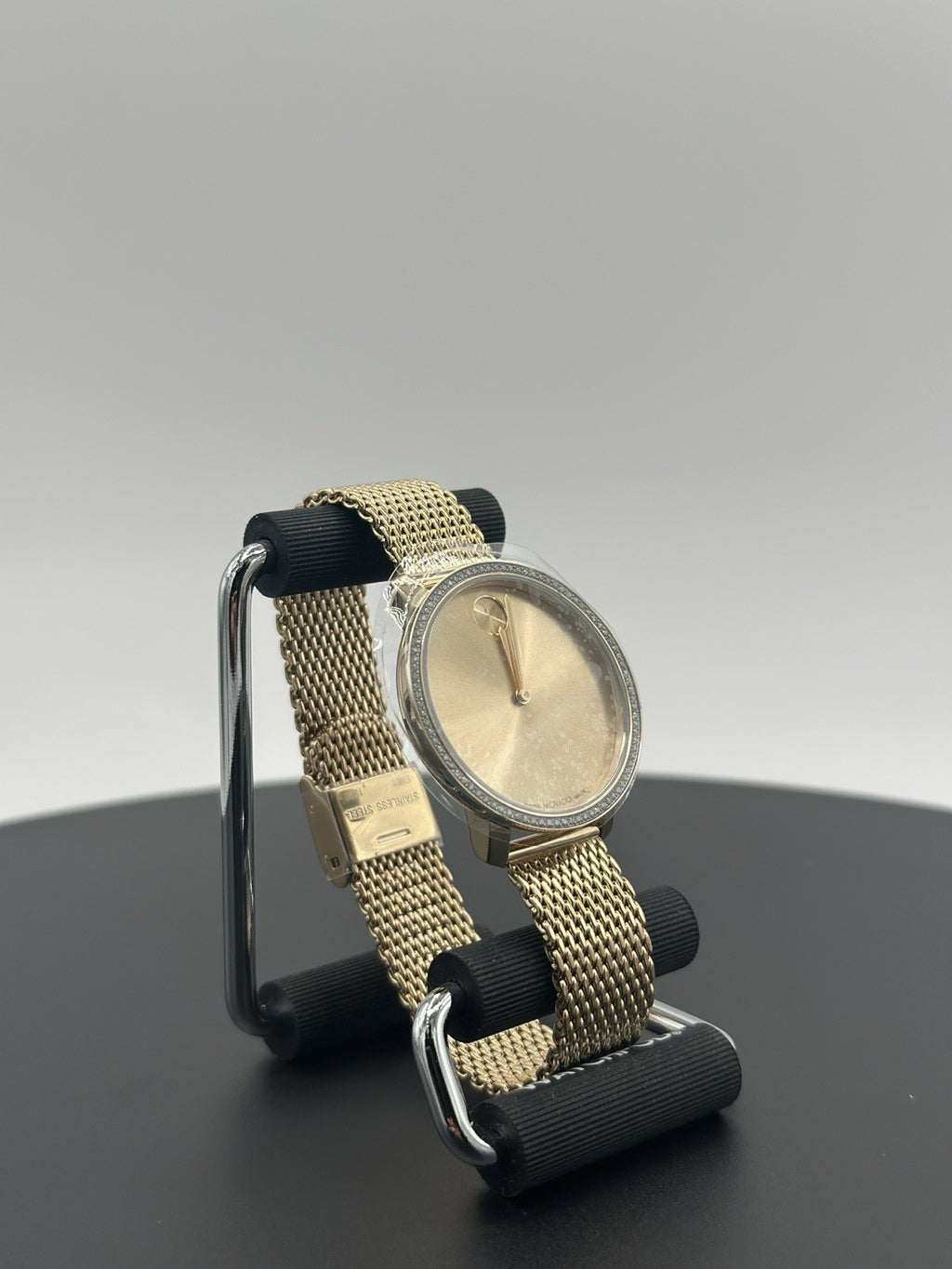 Movado Women's Watch 3600841 Bold Swiss Quartz Gold Dial Stainless Steel 34mm