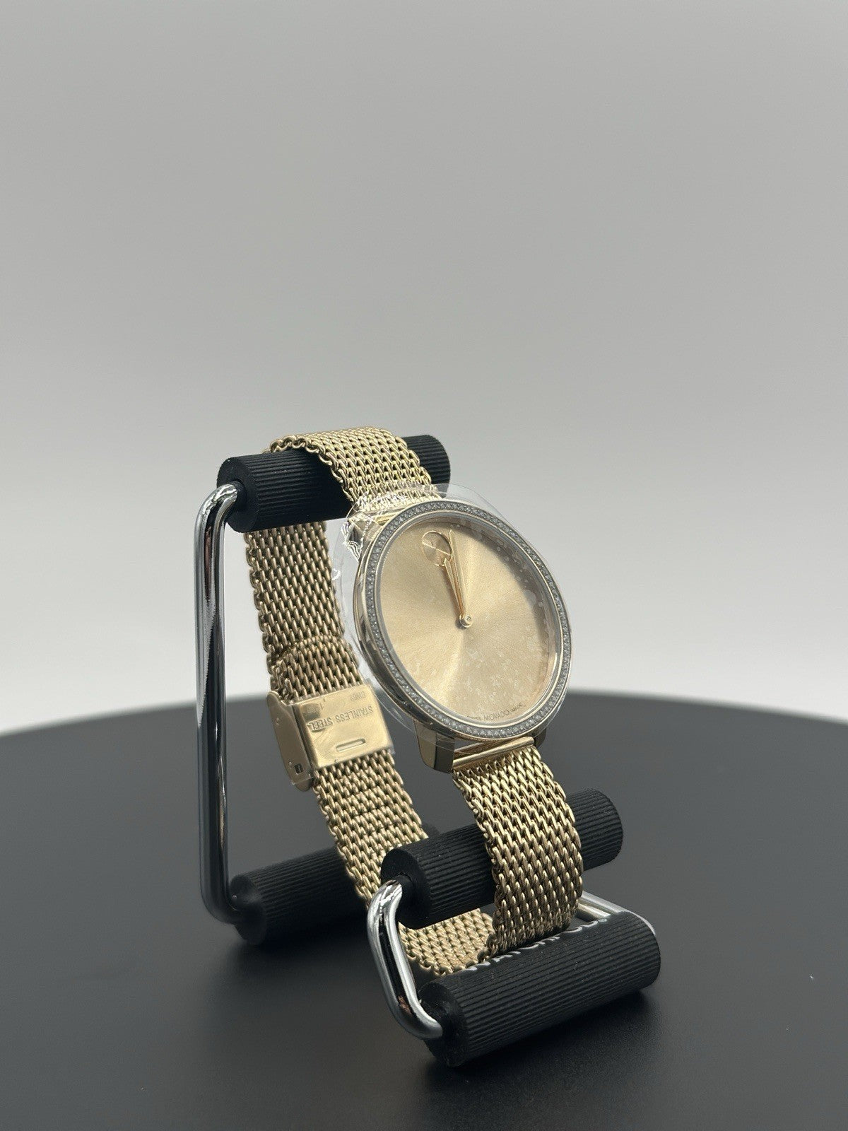 Movado Women's Watch 3600841 Bold Swiss Quartz Gold Dial Stainless Steel 34mm