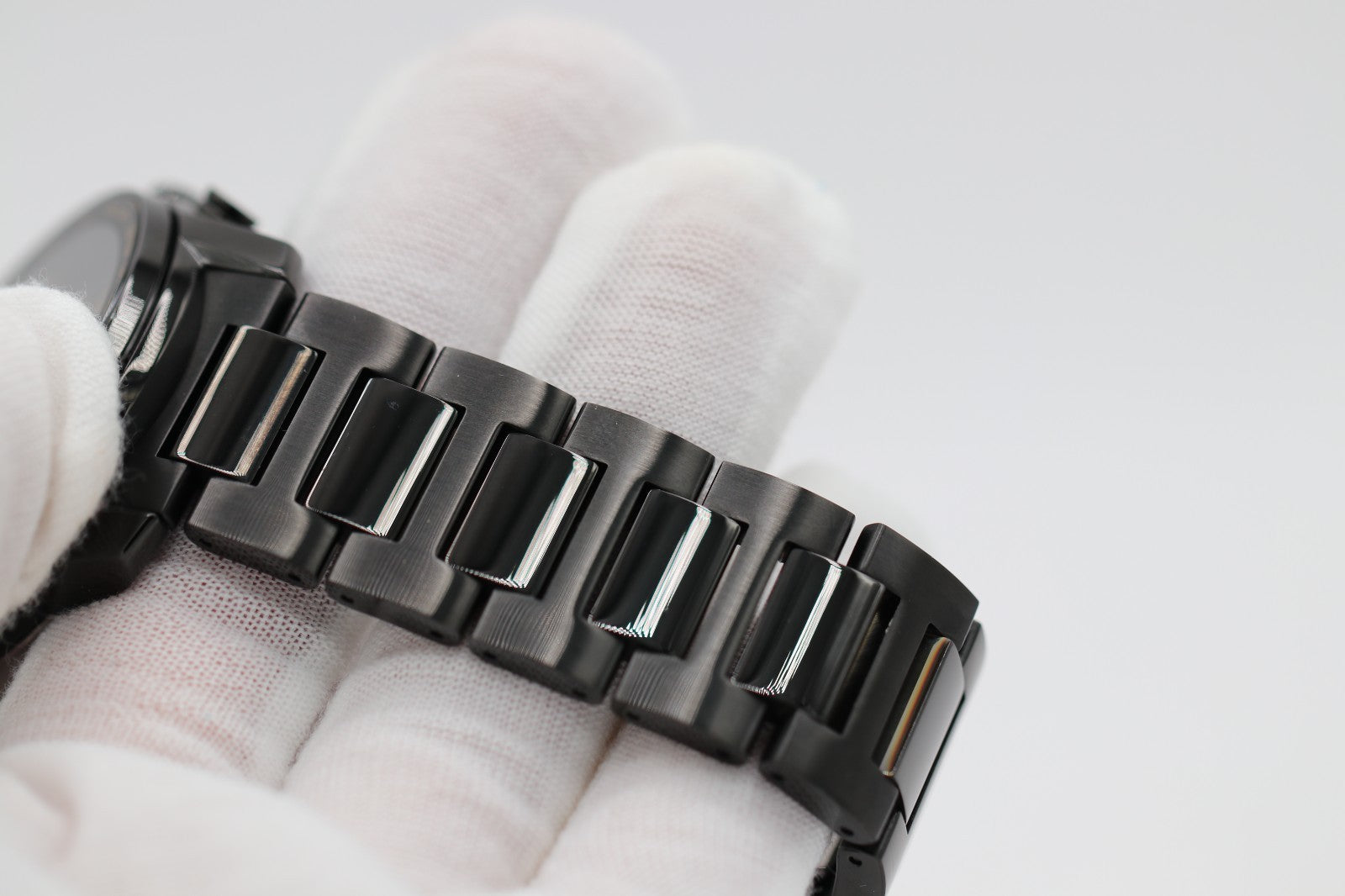 Movado BOLD Verso Chronograph Black Ion-Plated Bracelet Watch | 44mm | 3600906