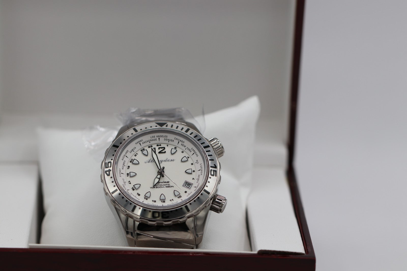 Abingdon Co. Women's Marina Diver's Multifunctional Titanium Bracelet  40mm