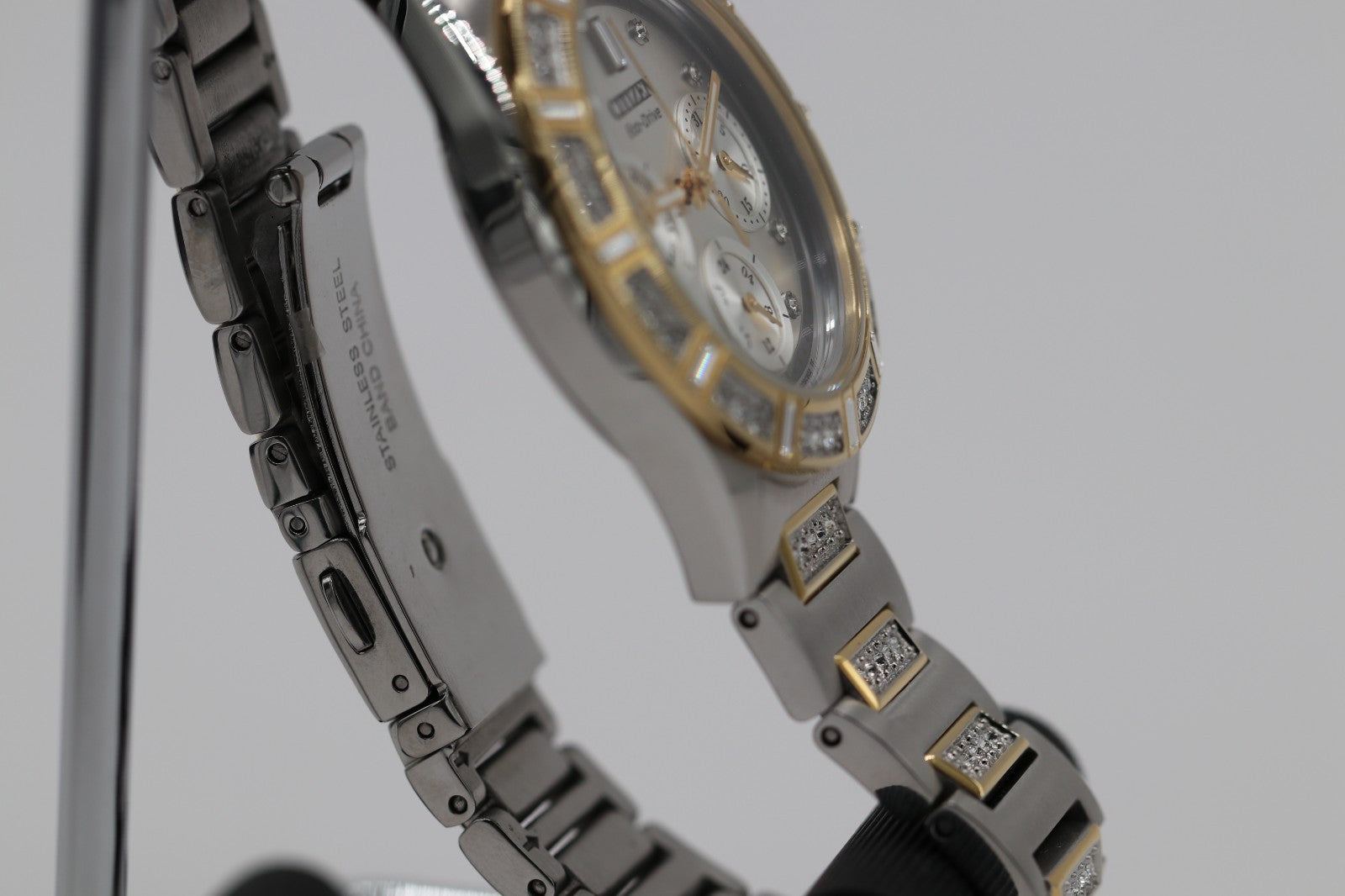 Citizen Eco-Drive Gemmed Stainless Women's Quartz Watch - FD2074-55A