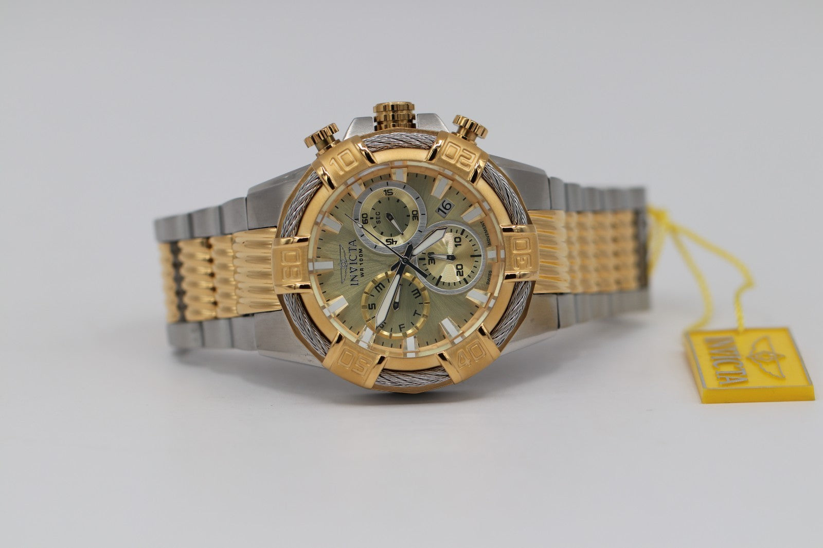 Invicta Bolt Men's Chronograph Two-Tone Stainless Steel Quartz Watch 25864