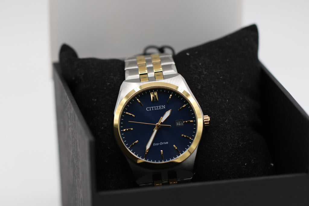 Citizen Corso Eco-Drive Blue Dial Two-tone Men's Watch BM7334-58L | MSRP $350