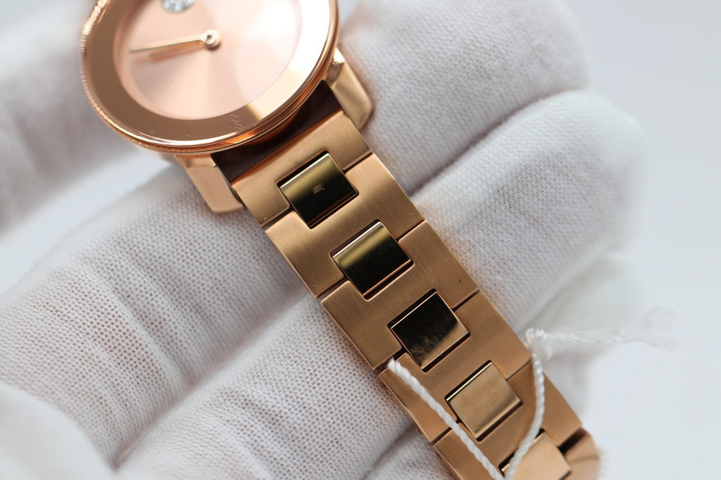 Movado Women's Watch 3600086 Bold Rose Gold Swiss Quartz Stainless Steel 36mm