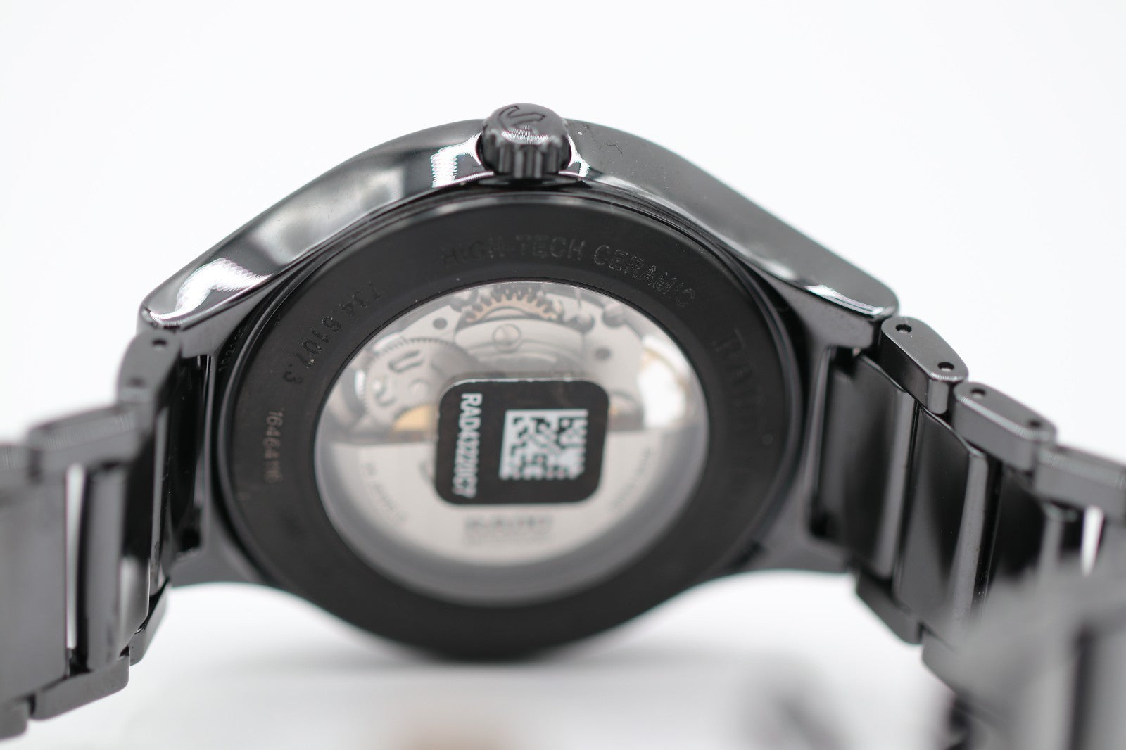 Rado Men's True Open Heart Ceramic Titanium Skeleton Automatic Watch R27100162