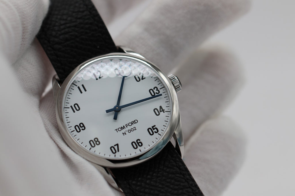 Tom Ford N.002 Tf0120267294 White Ss Quartz Men'S Watch