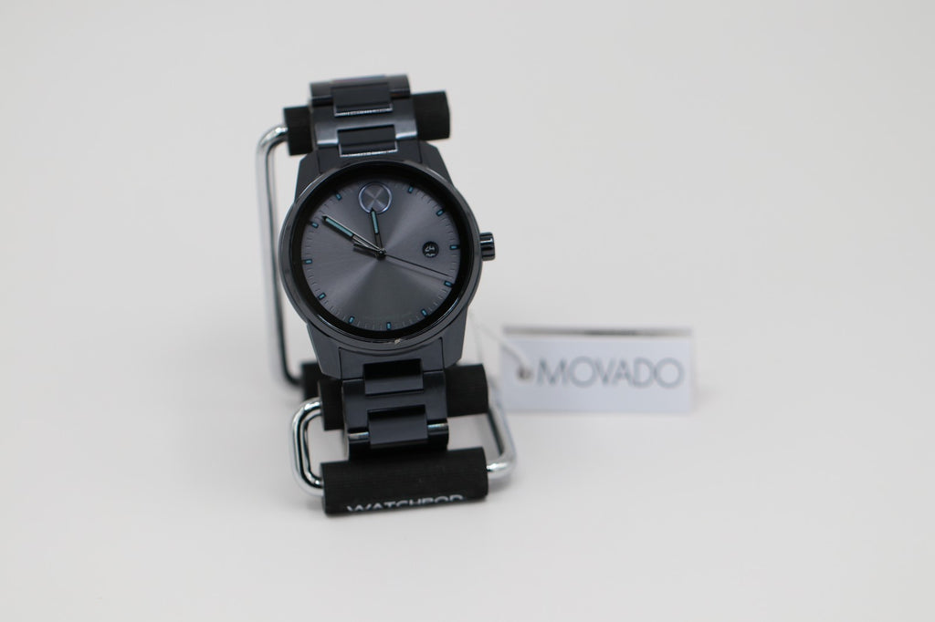 Movado Bold Verso Men's Blue ION PVD Stainless Quartz Watch 3600862