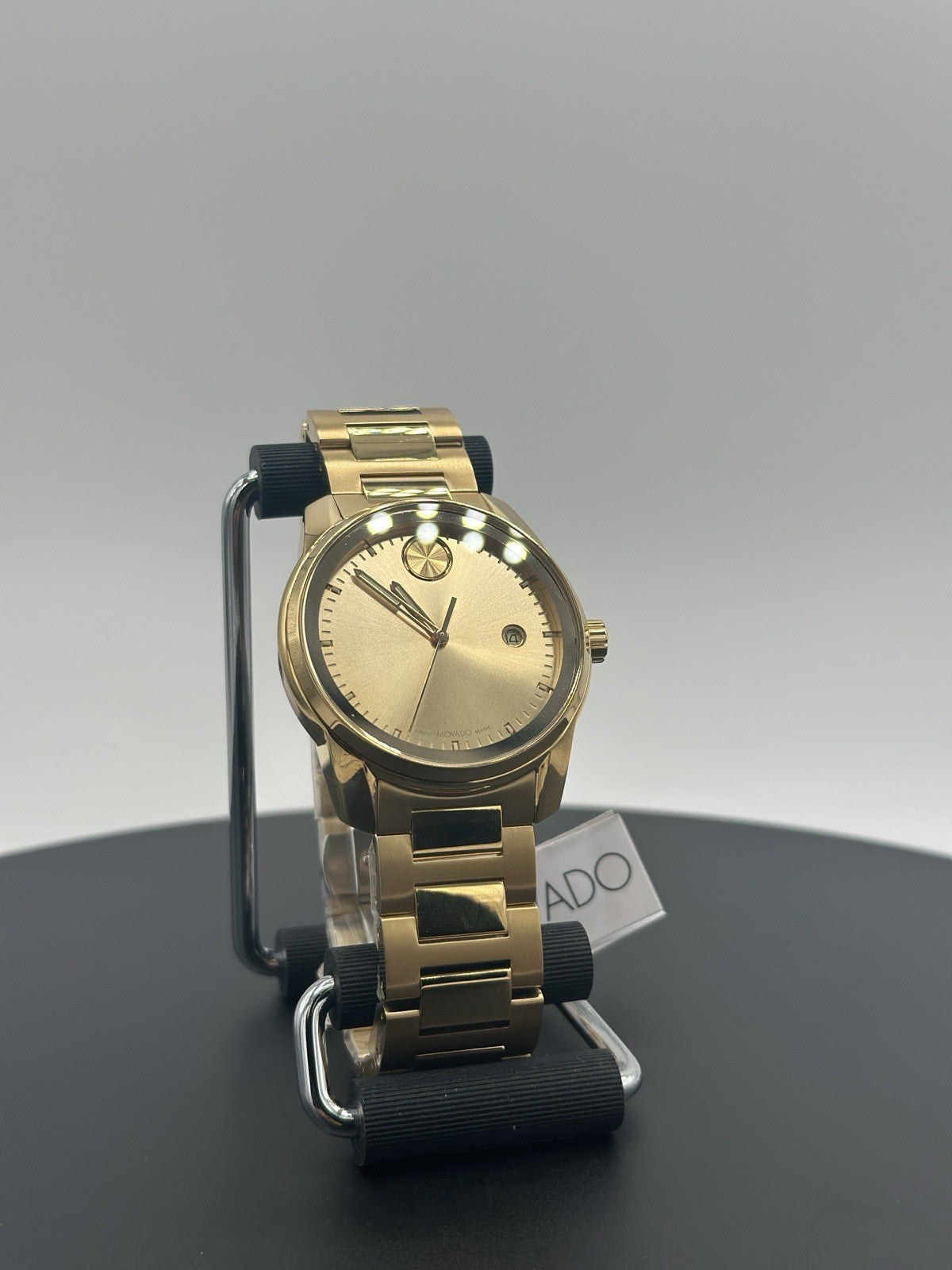 Movado Bold Verso Men's Gold Tone PVD Stainless Steel Quartz Watch 3600861