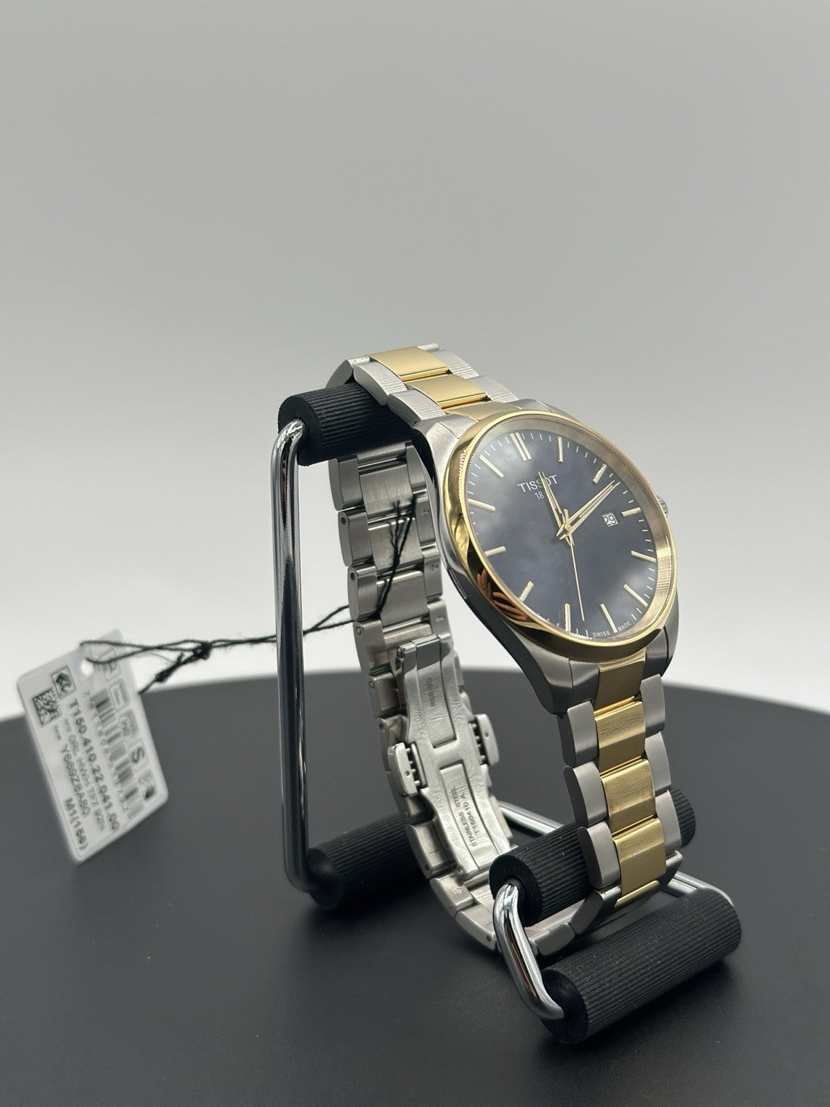 Tissot PR 100 Blue Dial Two-Tone Quartz Men's Watch T1504102204100