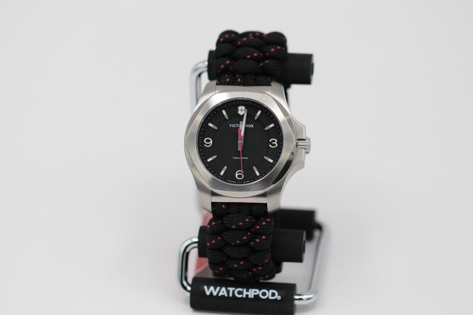 New Victorinox Swiss Army I.N.O.X. V Quartz Black Dial Women's Watch 241918