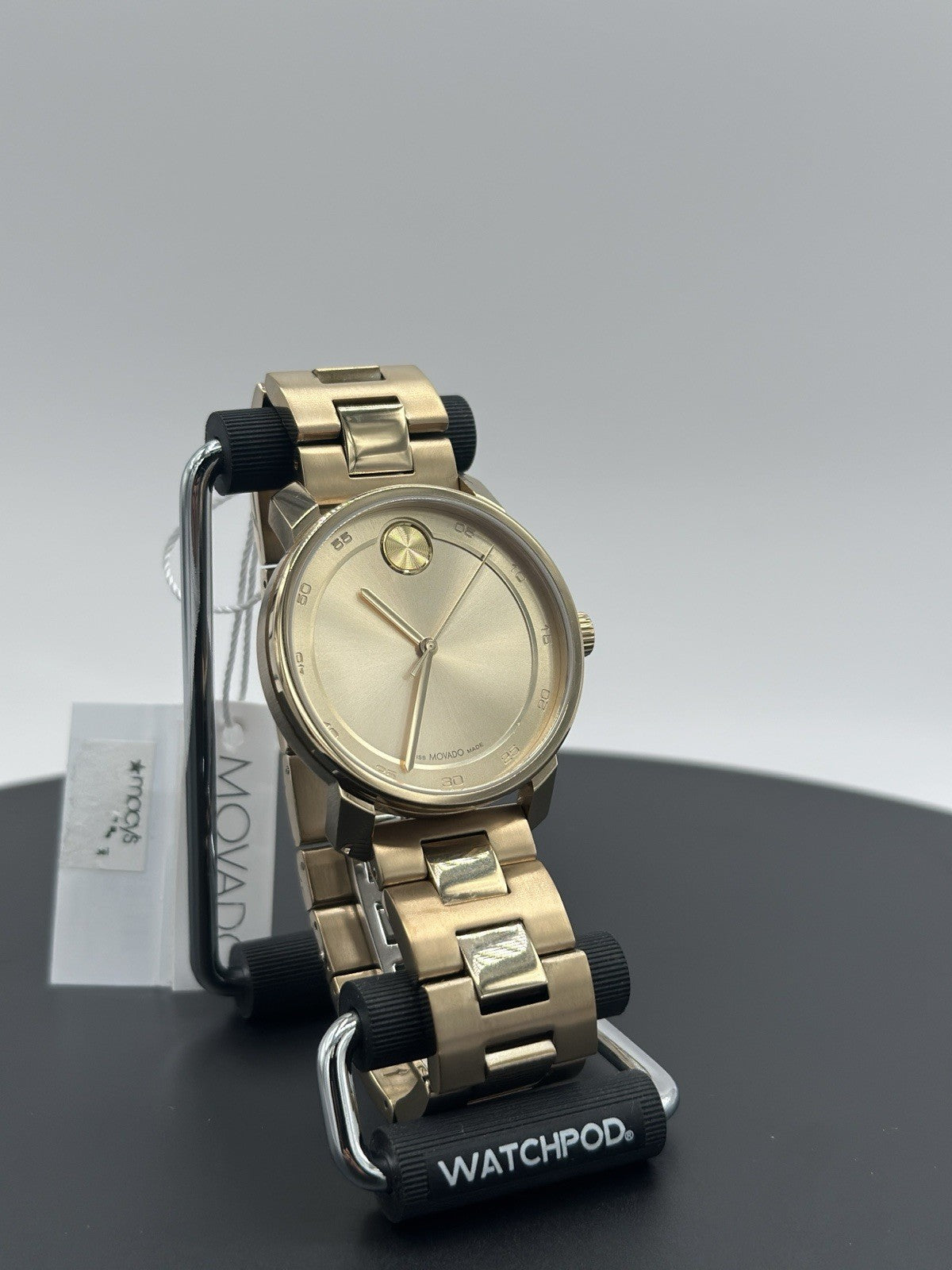 Movado 3600912 Men's New Bold Access Gold-Tone Dial Quartz Watch