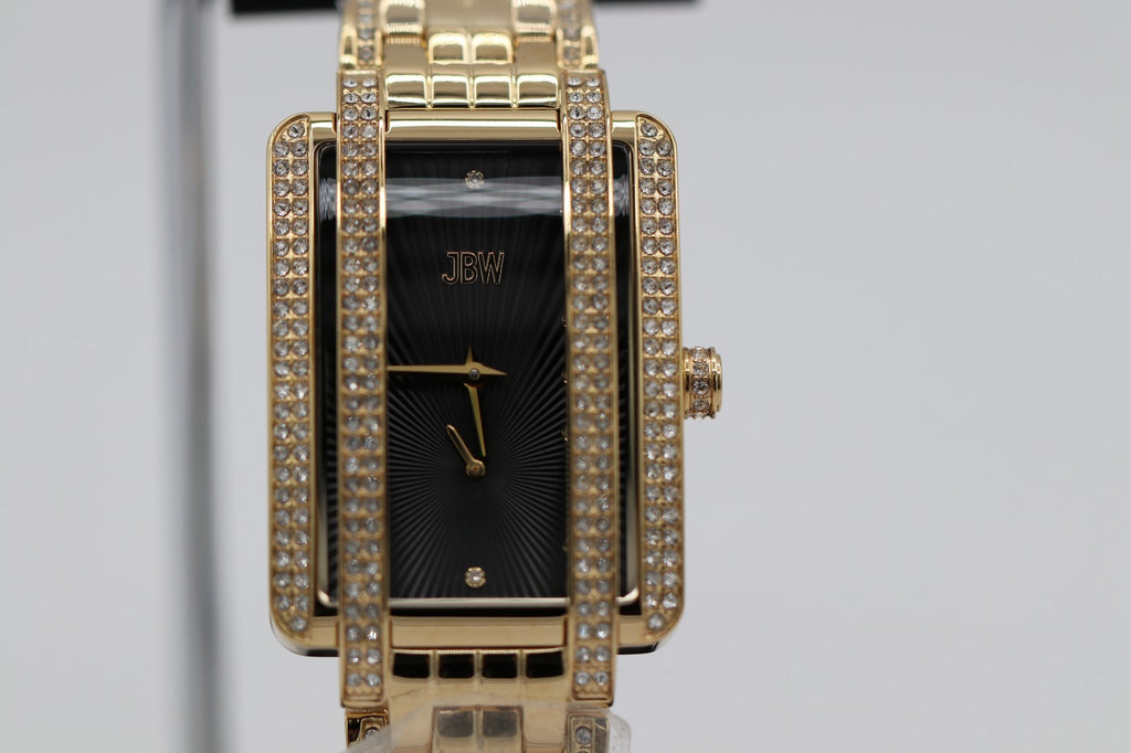JBW Mink Collection Quartz Diamond Black Dial Ladies Watch