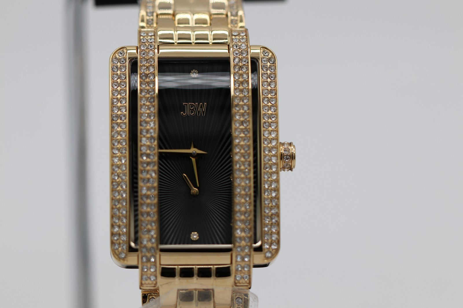 JBW Mink Collection Quartz Diamond Black Dial Ladies Watch