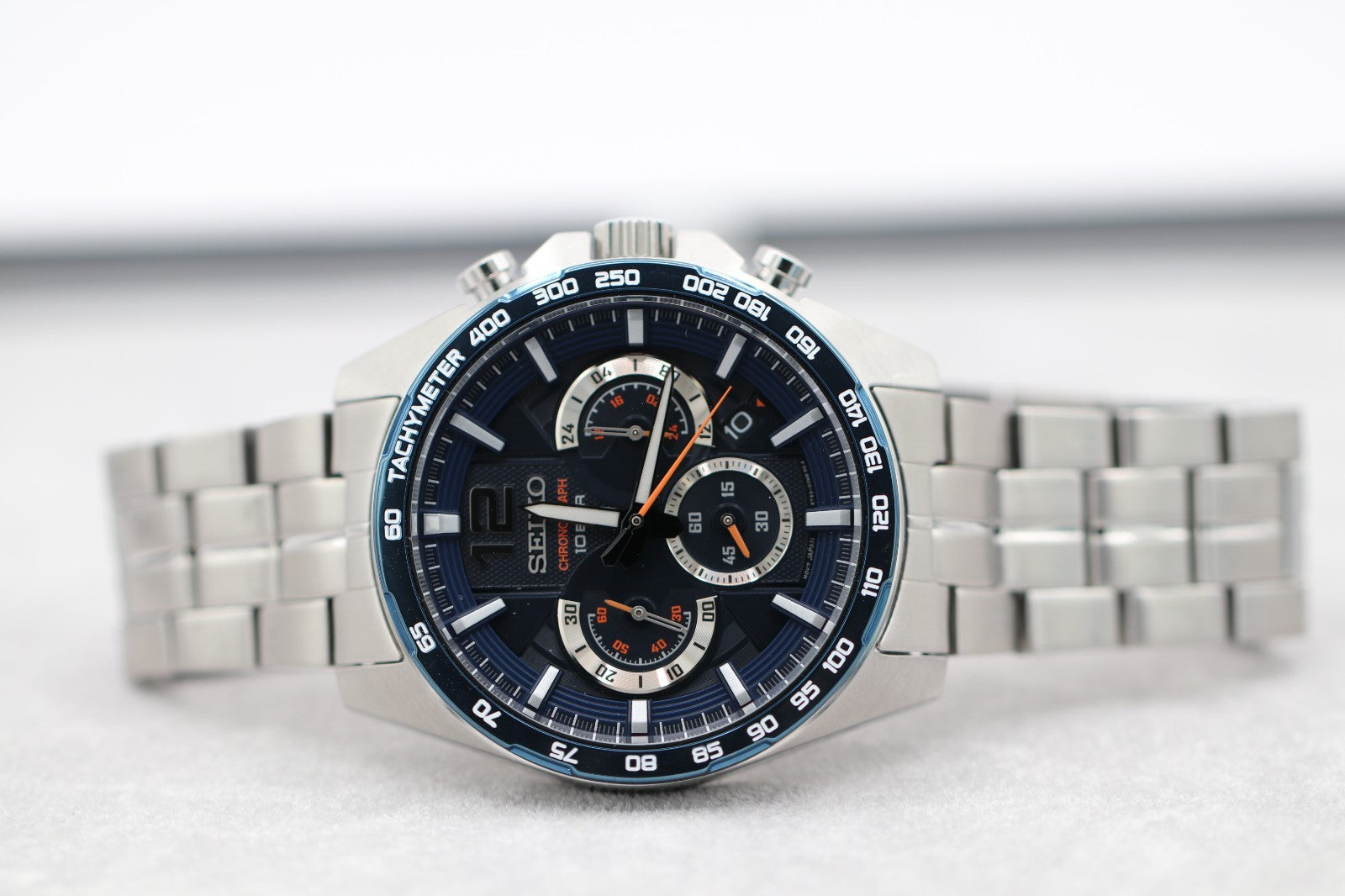 Seiko Essentials SSB345 44mm Stainless Steel Men's Watch
