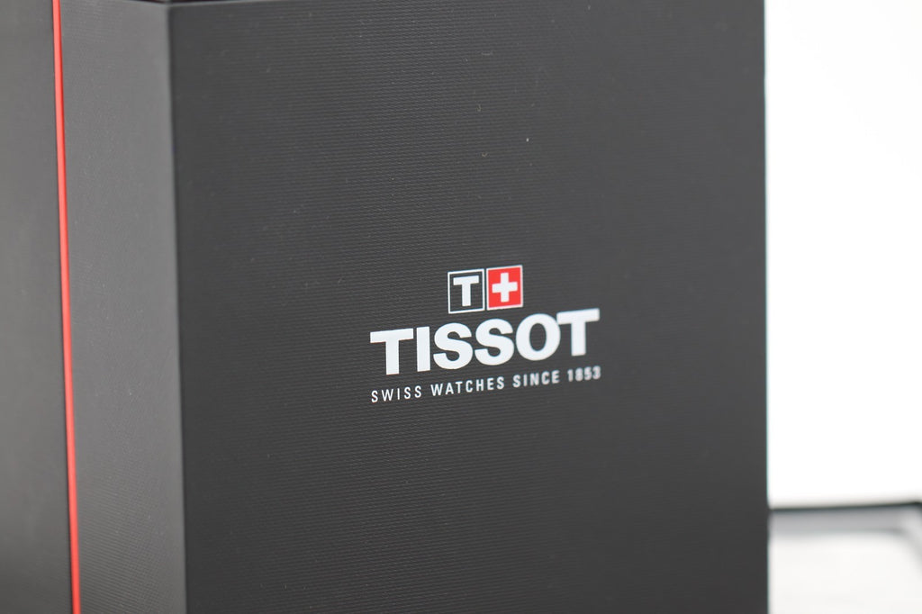 New Tissot Carson Premium Black Dial Leather 41m Mens Watch T1224171605100