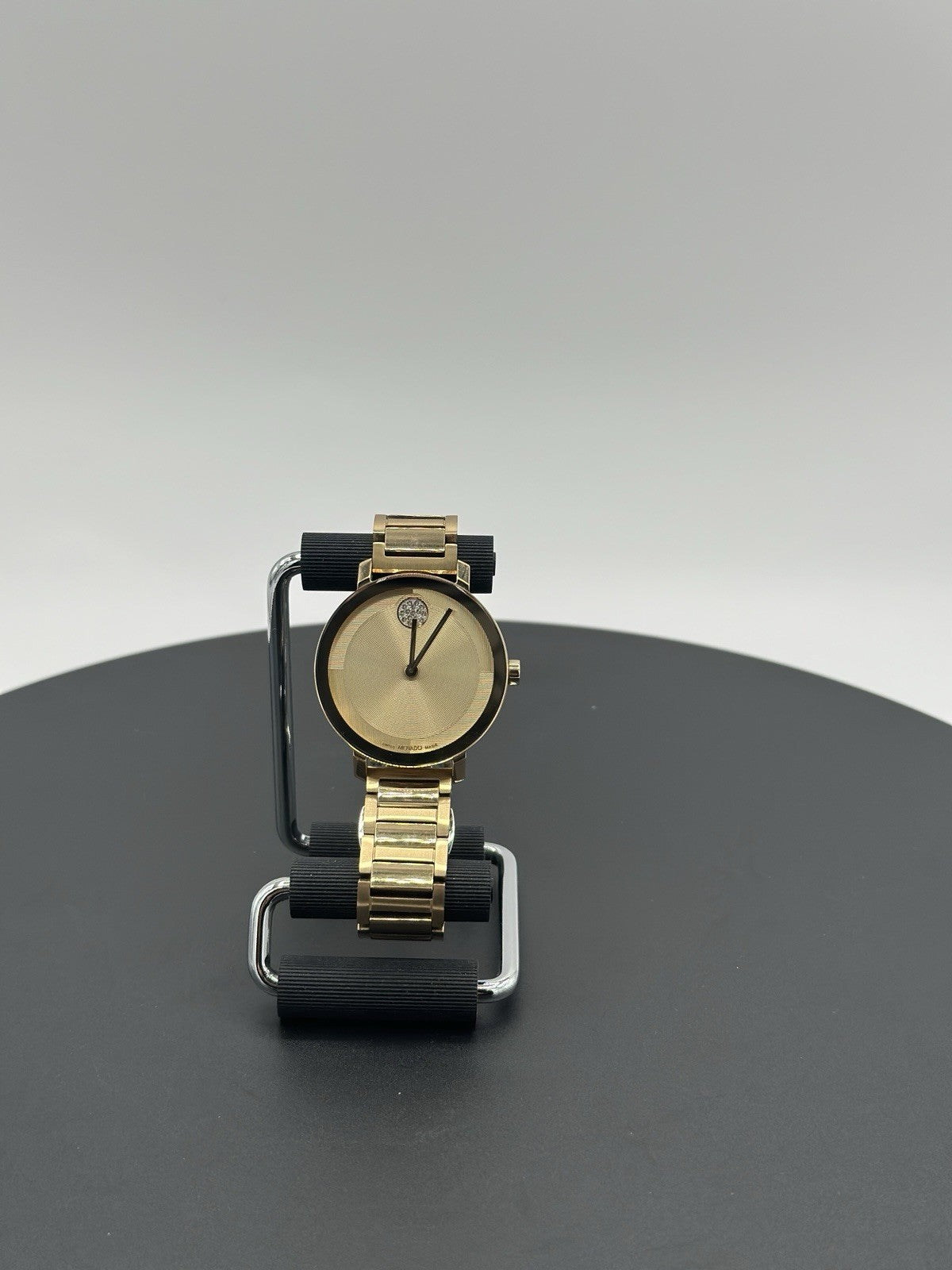 Movado Women's Watch 3601106 Bold Swiss Quartz Gold Dial Stainless Steel 34mm