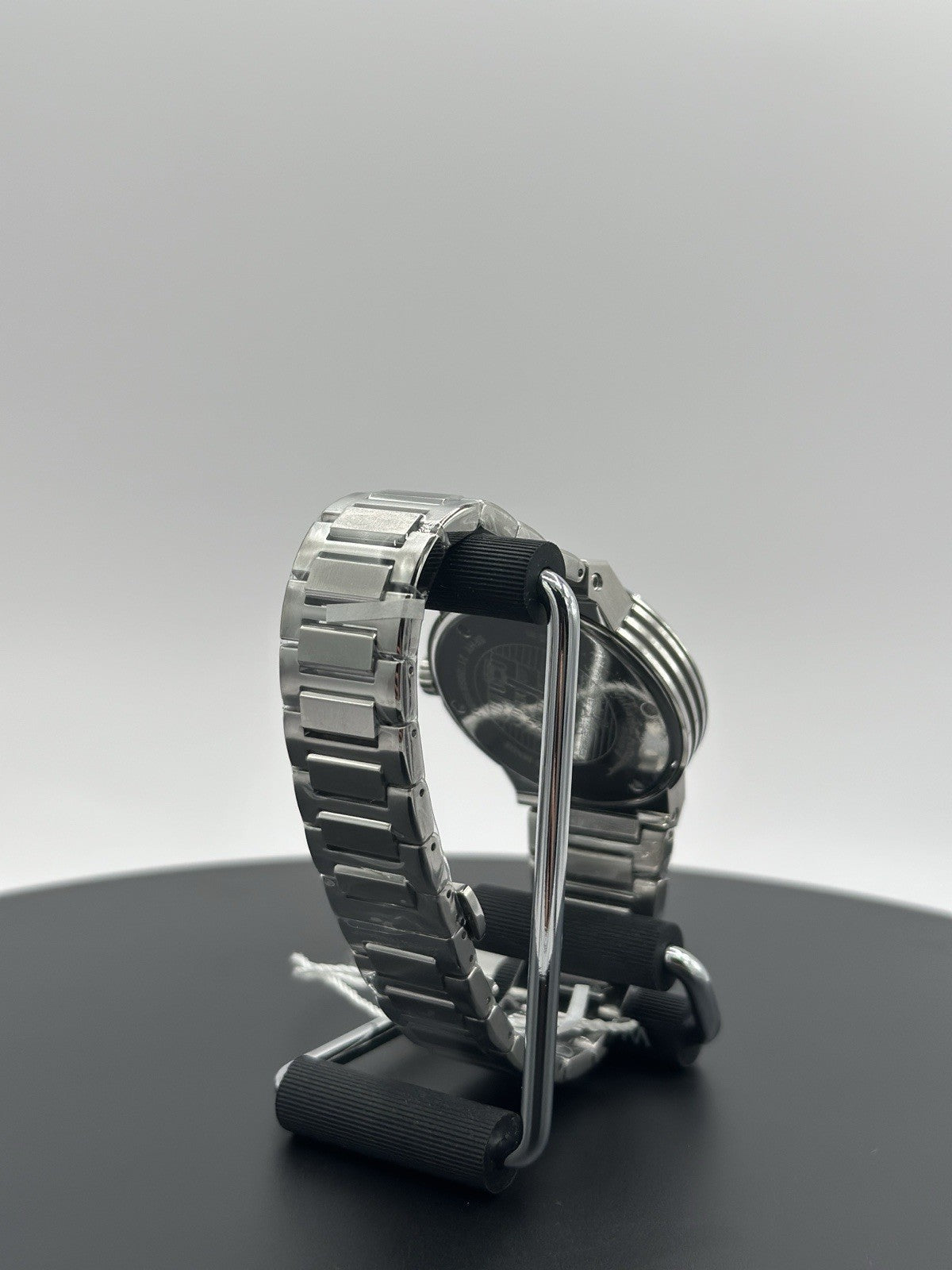 Ferragamo Mens F-80 Stainless Steel 44mm Bracelet Fashion Watch $1,395 Retail