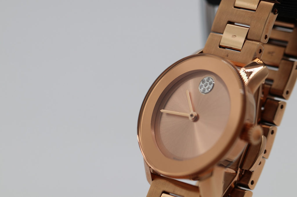 Movado Women's Watch 3600086 Bold Rose Gold Swiss Quartz Stainless Steel 36mm