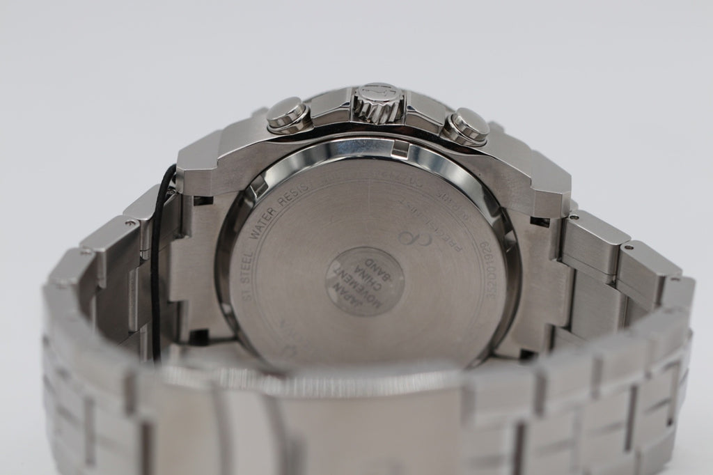 Bulova Precisionist Men's Chronograph Calendar Quartz Silver Watch 46 MM 98B405