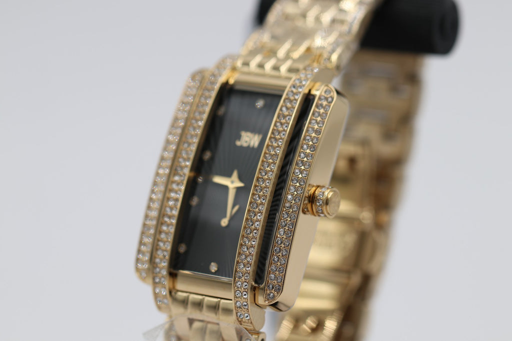 JBW Mink Collection Quartz Diamond Black Dial Ladies Watch