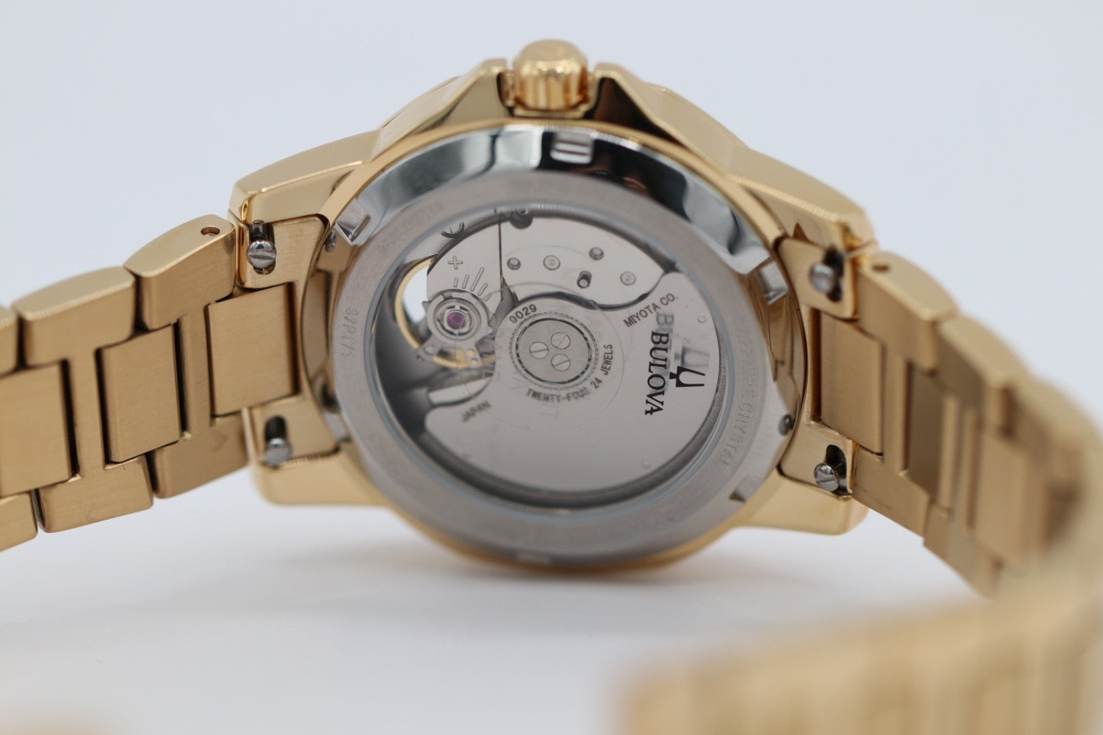 Bulova Women's Marine Star Automatic Gold Stainless Steel Watch 35 MM 97P171