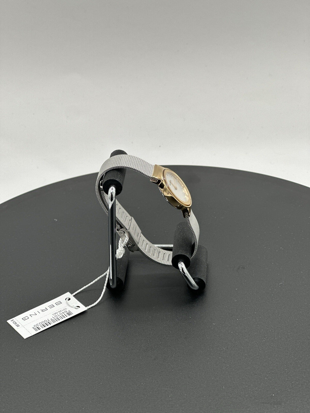 Bering Time Classic Ladies Gold-Plated Mesh Watch 10126-001 (Women's)