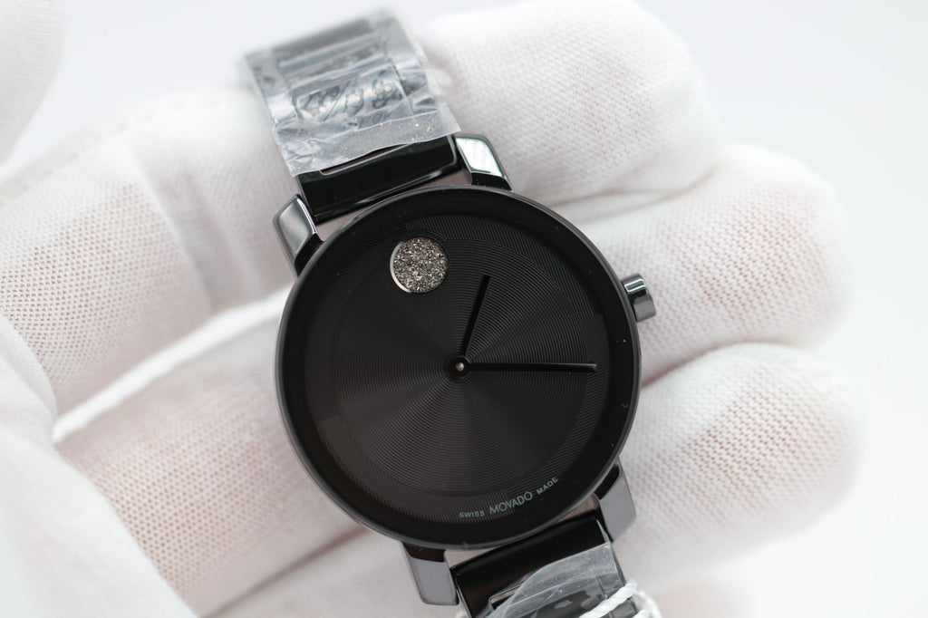 Movado Bold Evolution 2.0 Women's Black Ceramic Quartz Watch 3601235