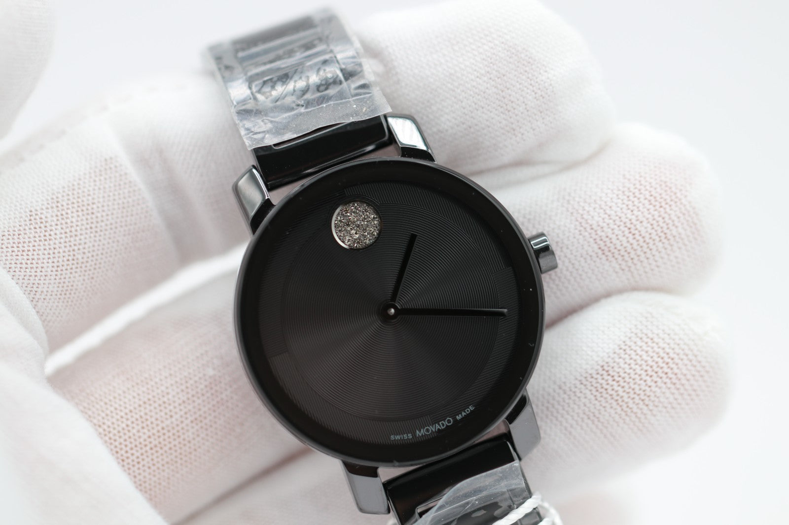 Movado Bold Evolution 2.0 Women's Black Ceramic Quartz Watch 3601235