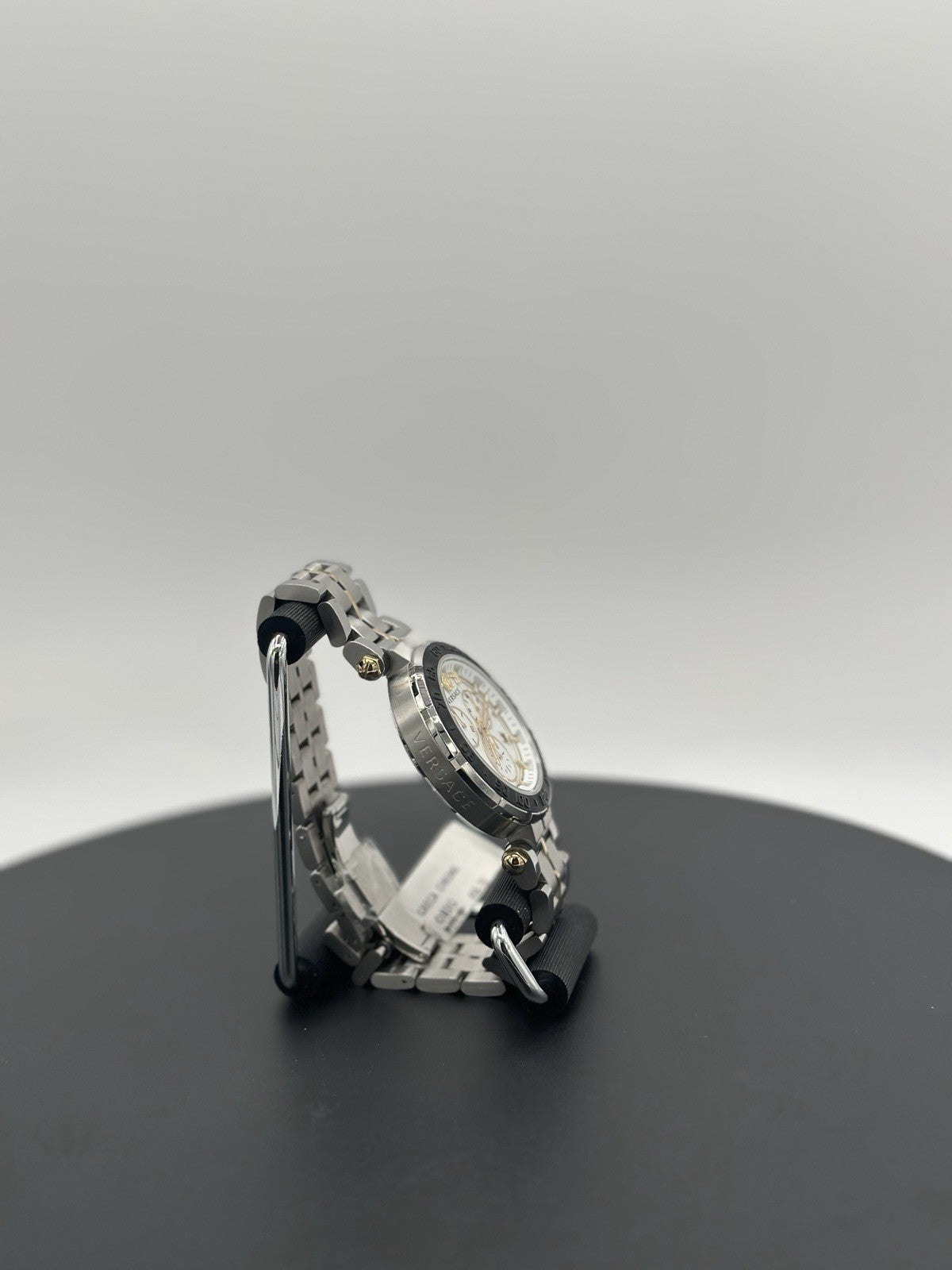Versace Wristwatch GRECA CHRONO Chronograph Silver dial Stainless steel NEW