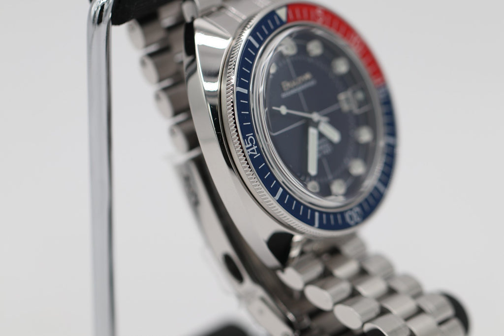 Bulova - Oceanographer, Blue Dial Stainless Men's Automatic Watch 96B477